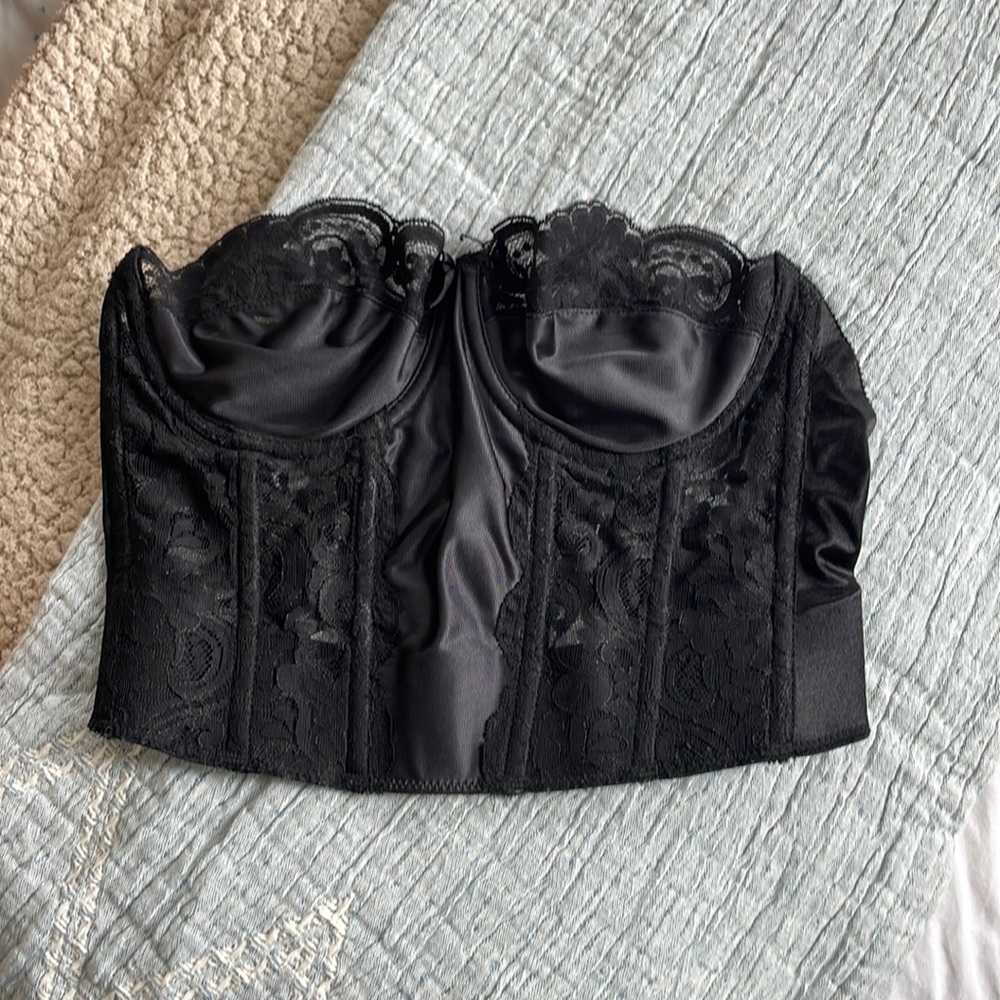 Black corset top